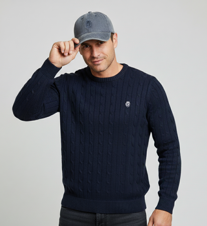 Gorra Azul Marino efecto lavado