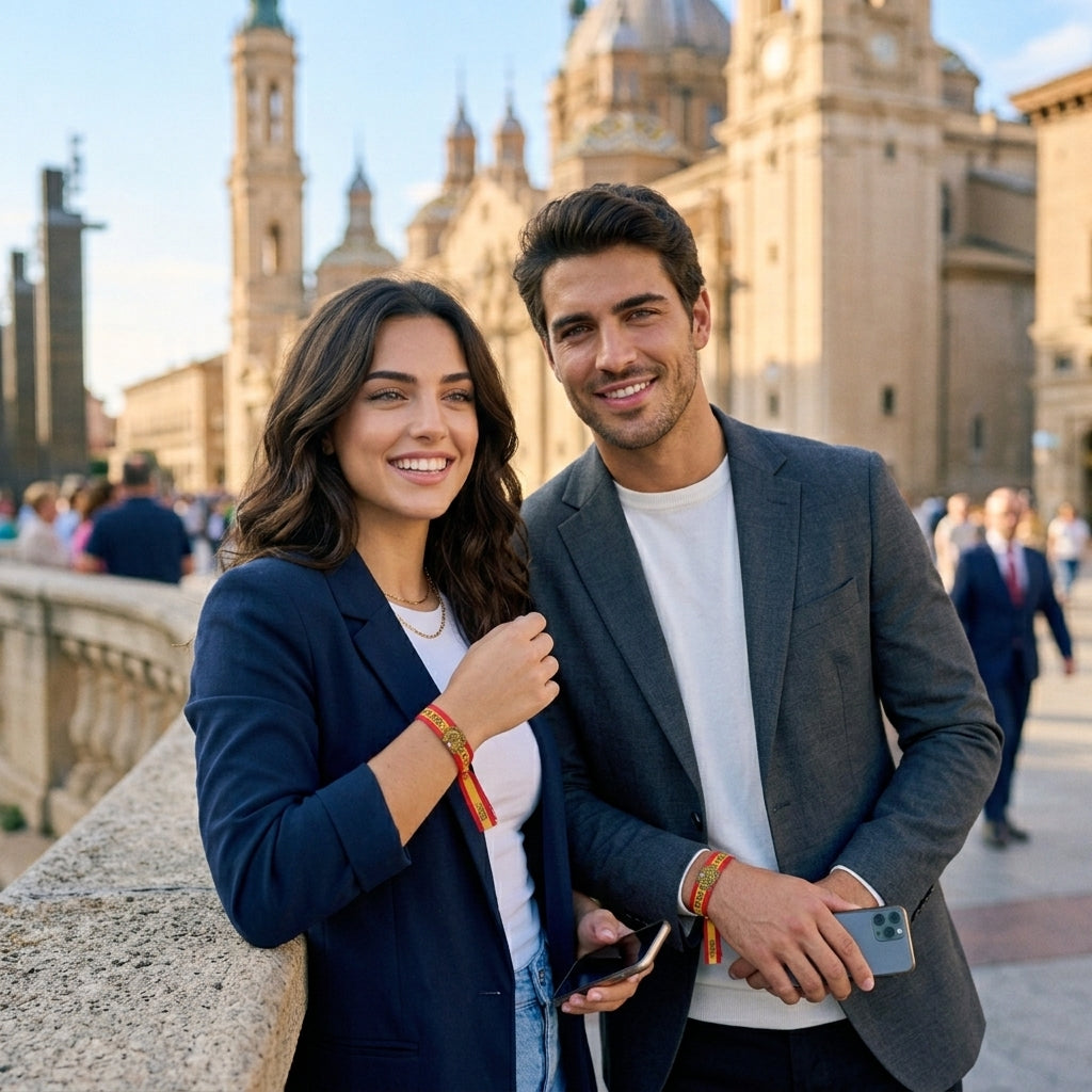 Pulsera Virgen del Pilar Cinta España | Cinta Pilarica 1cm