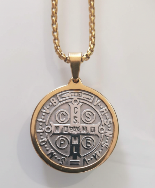 Medalla de San Benito (Doble Tono) | Protección y Fe