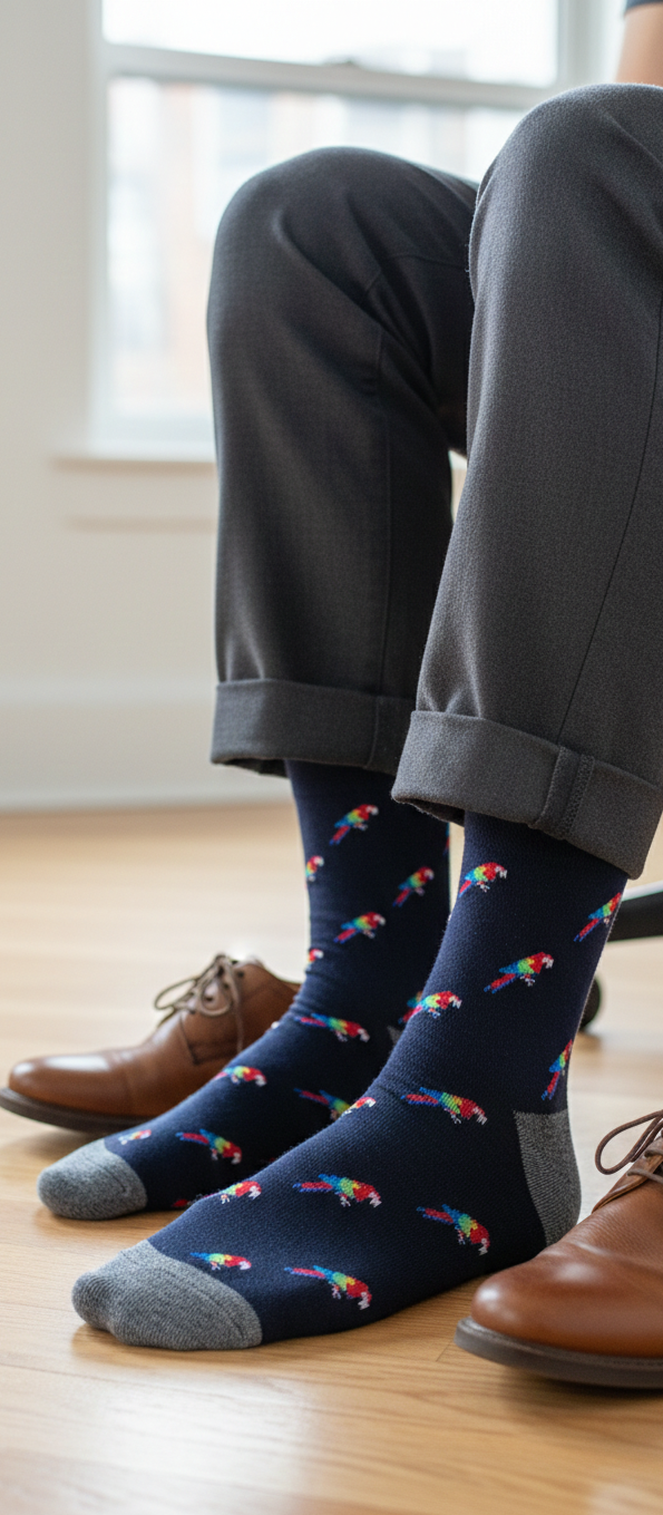 Calcetines de Loros "Vuelo Real"