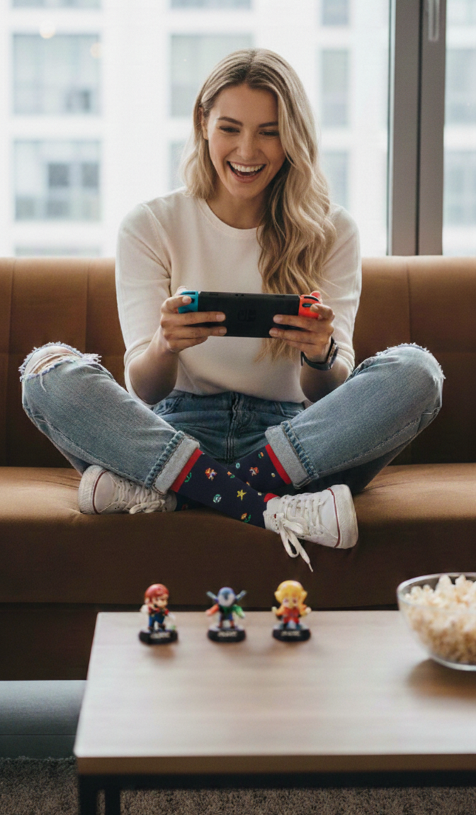 Calcetines Mario bros