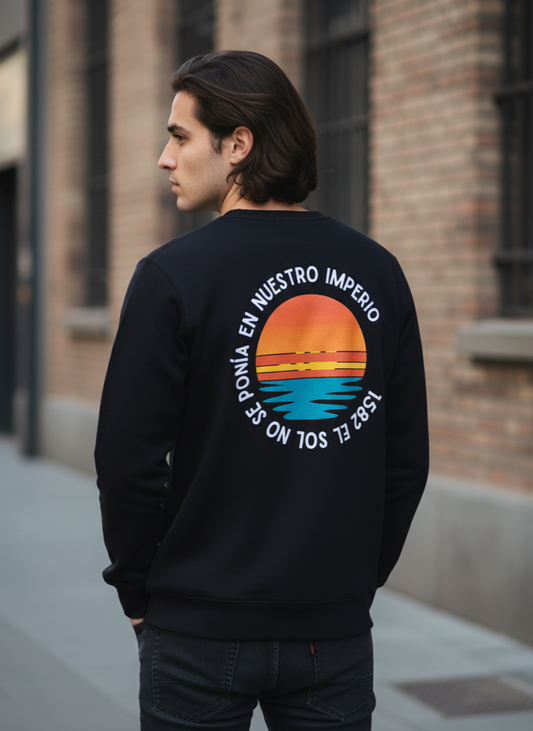 Sudaderas "El Sol No Se Ponía" - Imperio 1582 Azul marino