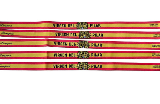Pulsera Virgen del Pilar Cinta España | Cinta Pilarica 1cm