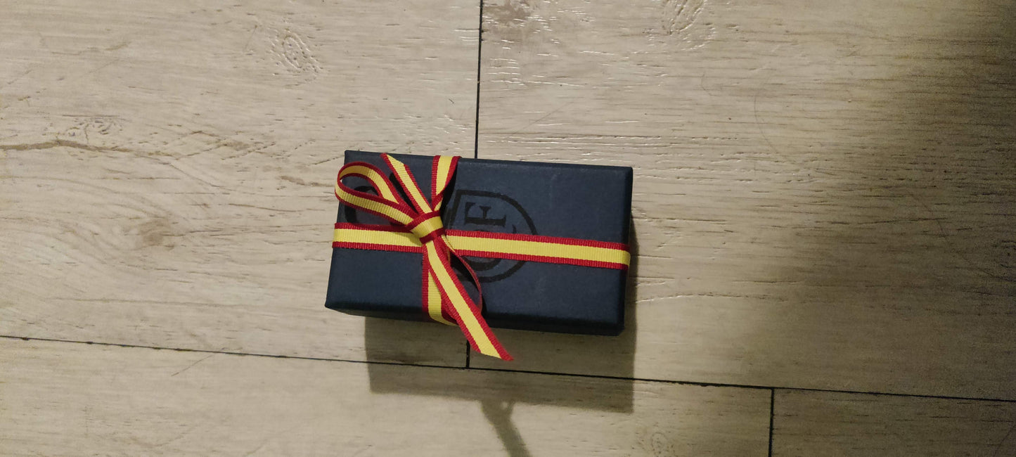 Gemelos Bandera España Diseño Semicilíndrico – Rojo y Amarillo