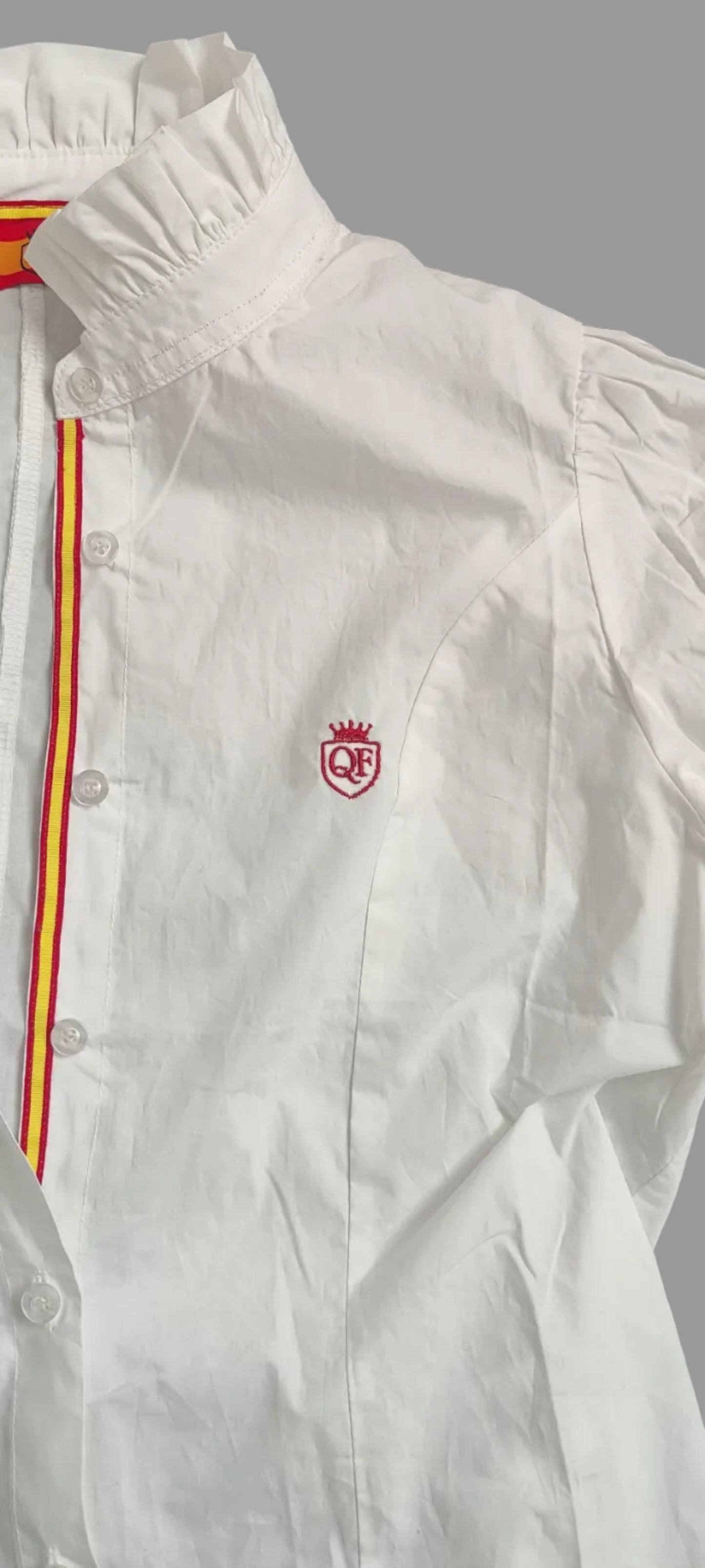 Camisa Blanca mujer Bandera de ESPAÑA mujer