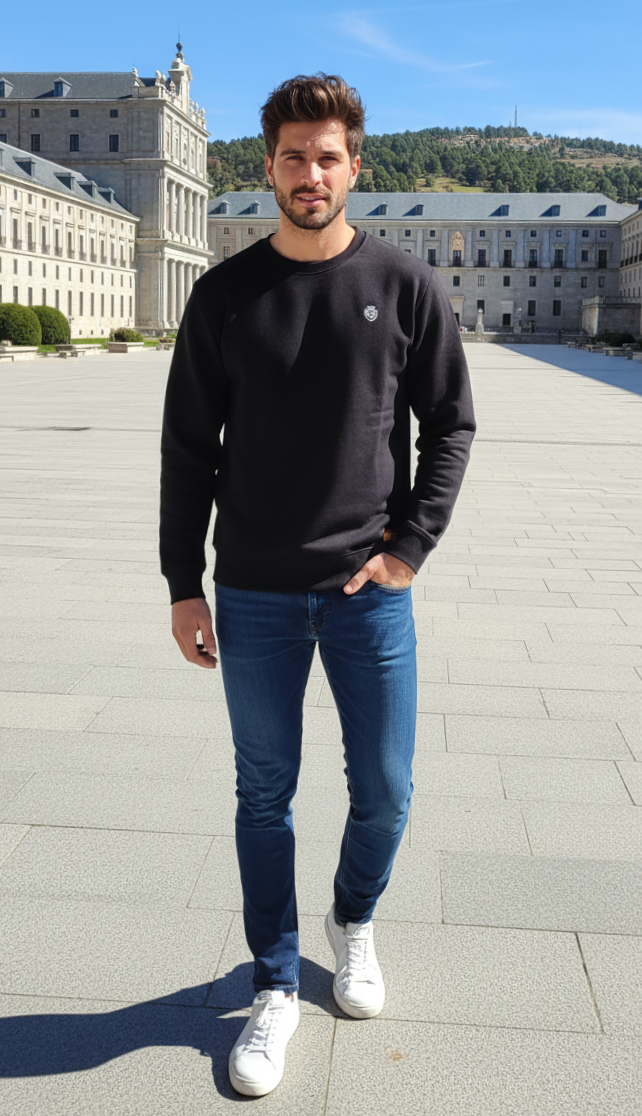 Sudaderas "El Sol No Se Ponía" - Imperio 1582 Azul marino