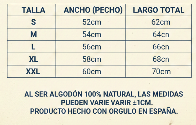 Camisa Bandera de España algodón premium Hombre